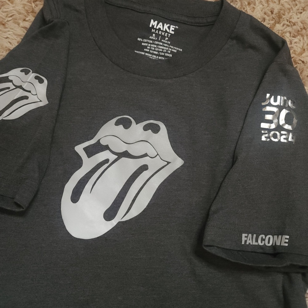 Make Market Rolling Stones Tour 24 T-Shirt Men Small Gray‎ Hackney Diamonds